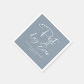 Die beste Hochzeit am Tag je Serviette (Ecke)