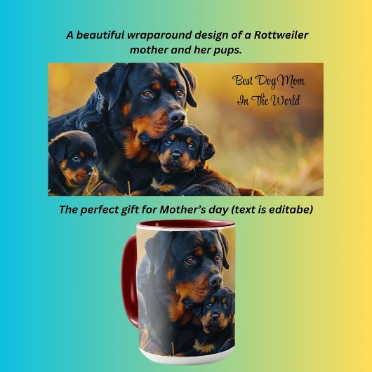 Die beste Hundemutter der Welt Tasse