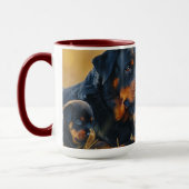 Die beste Hundemutter der Welt Tasse (Links)