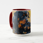 Die beste Hundemutter der Welt Tasse (Vorderseite Links)