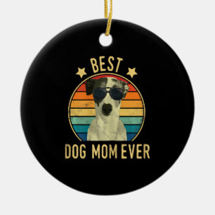 Die beste Hundemutter Italiens Keramik Ornament