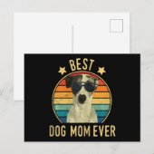 Die beste Hundemutter Italiens Postkarte (Vorne/Hinten)