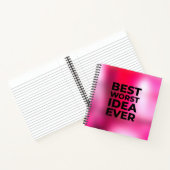 Die beste Idee für ein Notebook Notizblock (Innenseite)