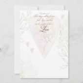 Die Beste ist Liebe/Blindwert Christlich Einladung (Vorderseite)