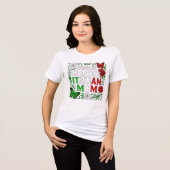 Die Beste italienische Mama der Welt Tri-Blend Shirt (Vorderseite voll)