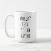 Die beste Jugend-Pastor der Welt Kaffeetasse (Links)