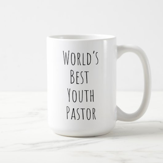 Die beste Jugend-Pastor der Welt Kaffeetasse (Rechts)
