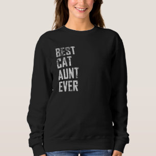 Die beste Katze für Frauen je Vintager Muttertag Sweatshirt