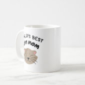 Die beste Katzenmama der Welt Kaffeetasse (Vorderseite Links)