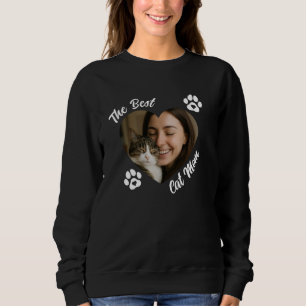 "Die beste Katzenmutter" Personalisiertes Foto-Her Sweatshirt