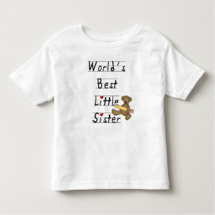 Die beste kleine Schwester der Welt Kleinkind T-shirt