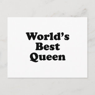 Die beste Königin der Welt Postkarte
