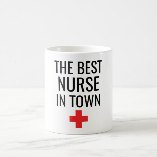 Die beste Krankenschwester der Stadt Kaffeetasse (Mittel)