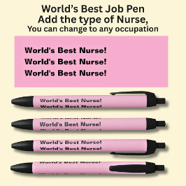 Die beste Krankenschwester der Welt! Geben Sie den Kugelschreiber