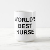 Die beste Krankenschwester der Welt Kaffeetasse (Mittel)