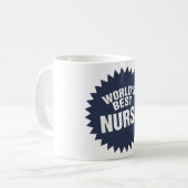 Die beste Krankenschwester der Welt Kaffeetasse (Vorderseite Links)