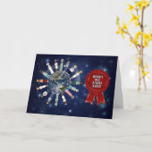 Die beste Krankenschwester der Welt Karte (Gelbe Blume)