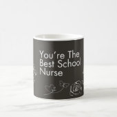 Die beste Krankenschwester - Doodle Design Kaffeetasse (Mittel)