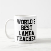 Die beste Lamda-Lehrer-Tasse der Welt Kaffeetasse (Links)