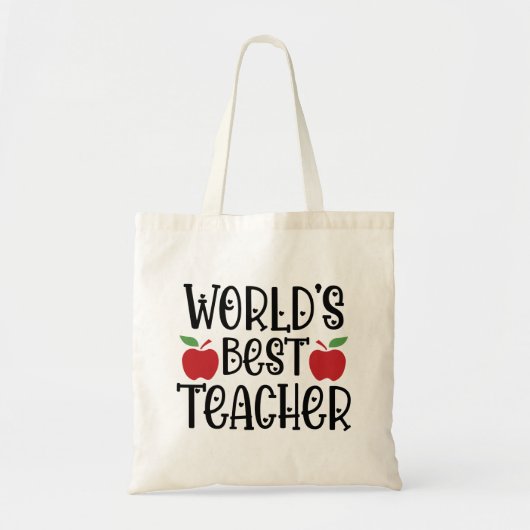 Die beste Lehrerbewertung der Welt Tragetasche (Vorne)