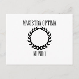 Die Beste Lehrerin der Welt (weiblich) Postkarte