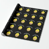 Die beste Lemom Funny Lemon Pun Dark BG Geschenkpapier (Ungerollt)
