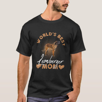 Die beste Leonberger-Mama der Welt Hund Funny Wome T-Shirt