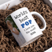 Die beste Liebe der Welt für Pop Das größte Foto d Kaffeetasse