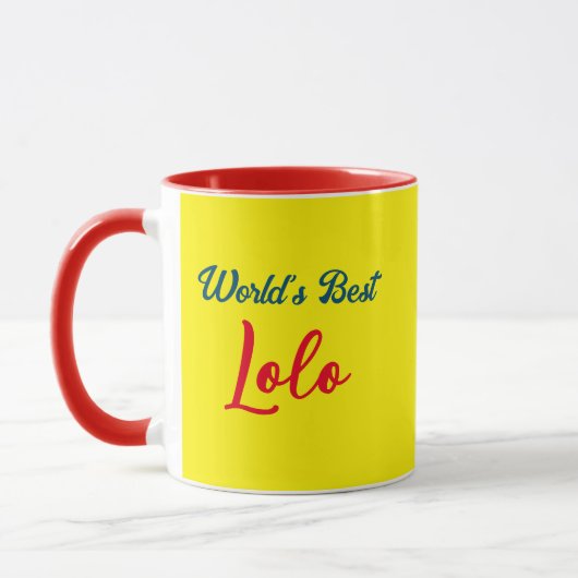 Die beste Lolo-Tasse der Welt Tasse (Links)