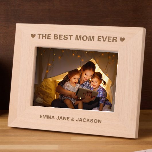 Die beste Mama aller Zeiten Geätzte Rahmen