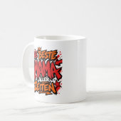 die beste mama aller zeiten graffiti 5 kaffeetasse (Vorderseite Links)