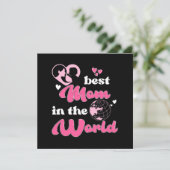 Die beste Mama am WeltMuttertag (Stehend Vorderseite)