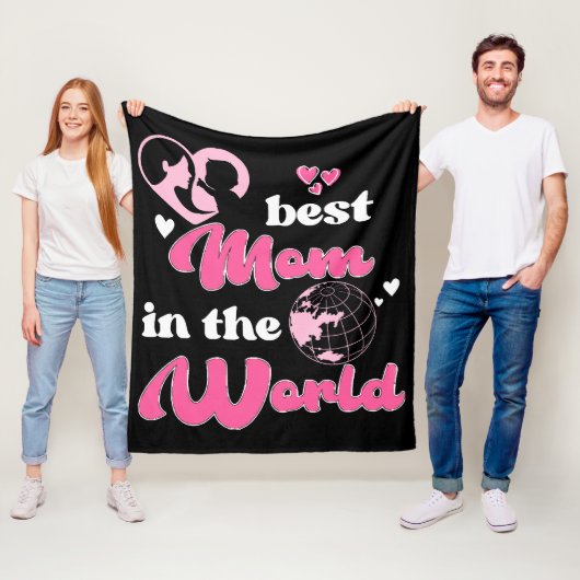 Die beste Mama am WeltMuttertag Fleecedecke (Beispiel)