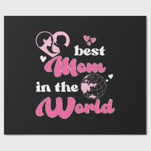 Die beste Mama am WeltMuttertag Geschenkpapier