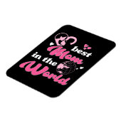 Die beste Mama am WeltMuttertag Magnet (Linke Seite)