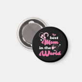 Die beste Mama am WeltMuttertag Magnet (Vorderseite/Rückseite)