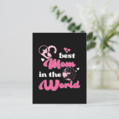 Die beste Mama am WeltMuttertag Postkarte (Stehend Vorderseite)