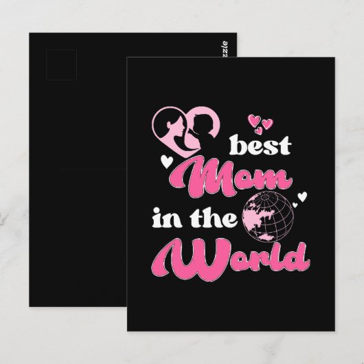 Die beste Mama am WeltMuttertag Postkarte (Vorne/Hinten)