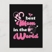 Die beste Mama am WeltMuttertag Postkarte (Vorderseite)