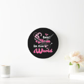 Die beste Mama am WeltMuttertag Runde Wanduhr (Zuhause)
