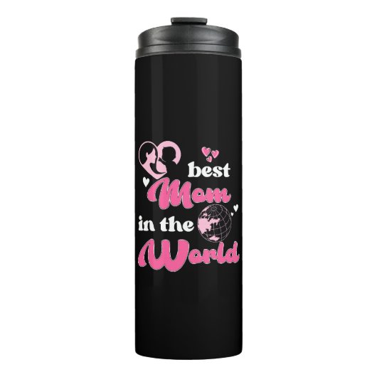 Die beste Mama am WeltMuttertag Thermosbecher (Vorderseite)