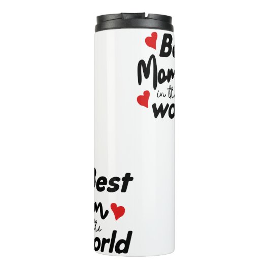 Die beste Mama am WeltMuttertag Thermosbecher (Rückseite)