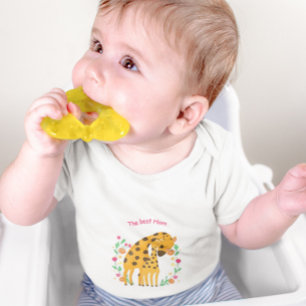 Die beste Mama & Baby Giraffe Baby Strampler