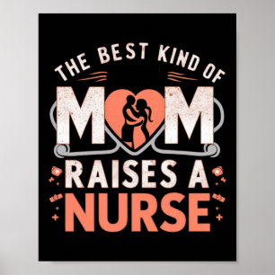 Die beste Mama bringt Krankenschwester Poster