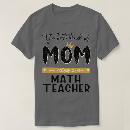 Die beste MAMA bringt Mathematiklehrermütter hervo T-Shirt (Design vorne)