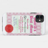 Die beste Mama Certicate der Welt Case-Mate iPhone Hülle (Rückseite (Horizontal))