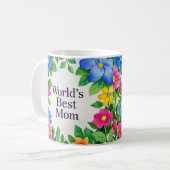 Die beste Mama der Blume der Welt Kaffeetasse (Vorderseite Links)