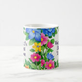 Die beste Mama der Blume der Welt Kaffeetasse (Mittel)