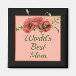 Die beste Mama der hübschen Blumenwelt Magnet