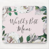 Die beste Mama der hübschen Blumenwelt Mousepad (Vorne)